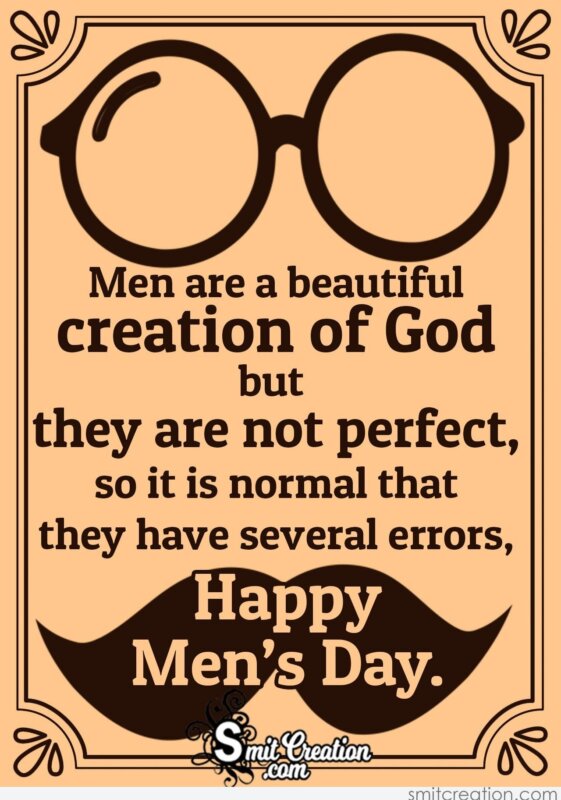 Happy Men's Day Quote - SmitCreation.com