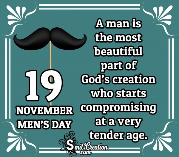 19 November Men’s Day Quote