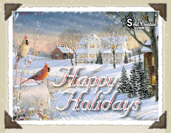 Happy Holidays Animated Gif Image
