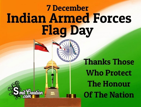7 December Indian Armed Forces Flag Day