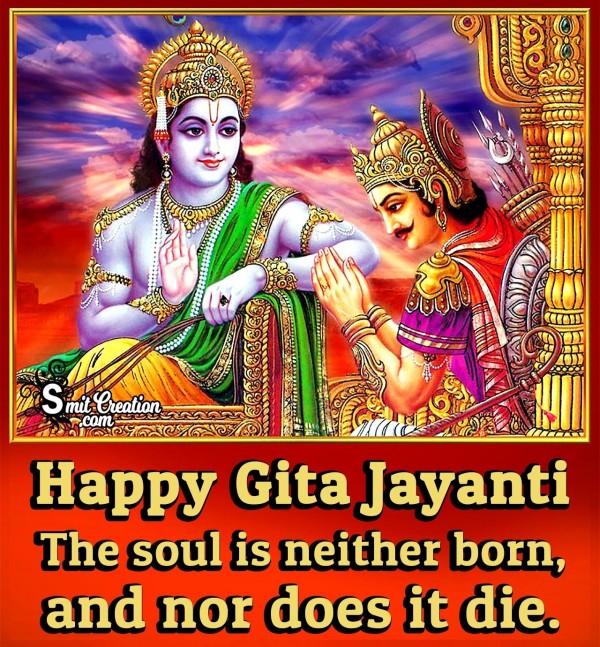 Happy Gita Jayanti Quotes, Messages Images