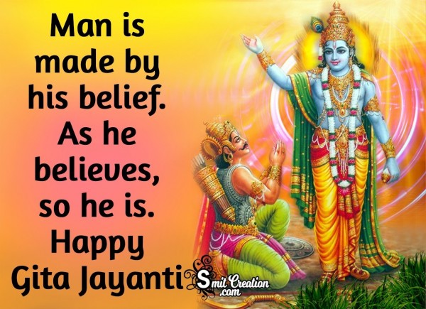 Gita Jayanti Quote On Belief