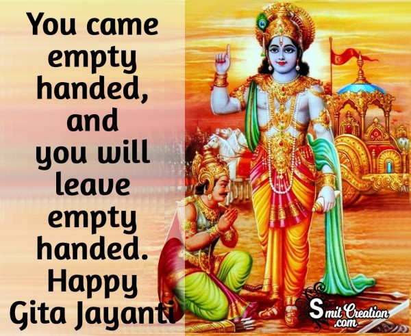 Happy Gita Jayanti Quote