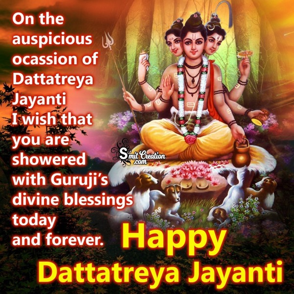 Happy Dattatreya Jayanti Wishes