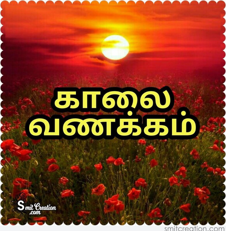 Good Morning Wishes Images In Tamil - SmitCreation.com