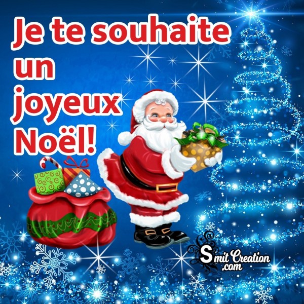 Je te souhaite un joyeux Noël!