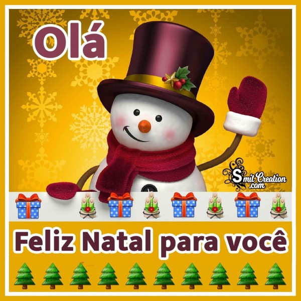 Olá Feliz Natal Para Você Foto