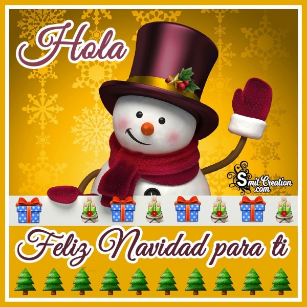 Hola Feliz Navidad Para Ti