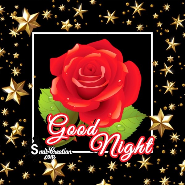 Good Night Rose With Stars