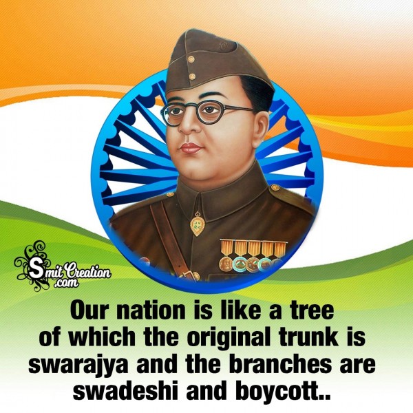 Republic Day Quote By Netaji Subhash Chandra Bose