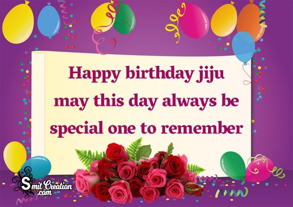 Happy Birthday To Jiju Balloons And Flowers