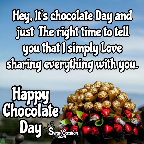 Happy Chocolate Day Message