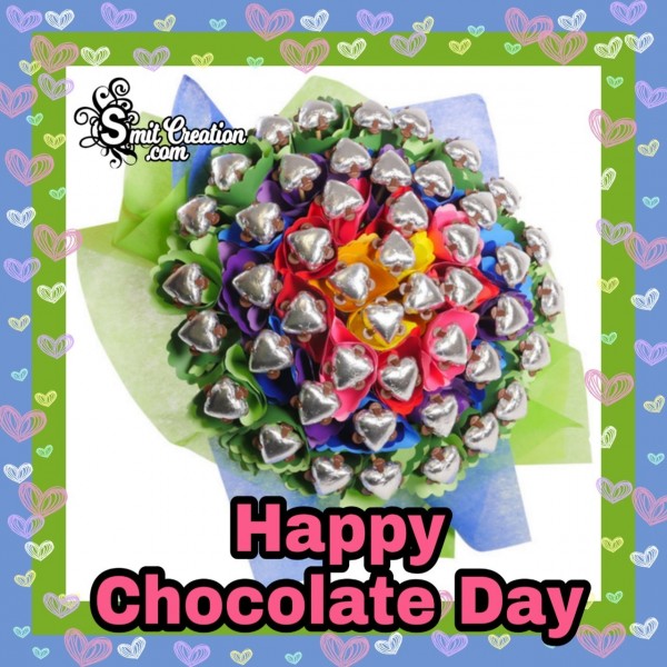 Happy Chocolate Day Beautiful Bouquet