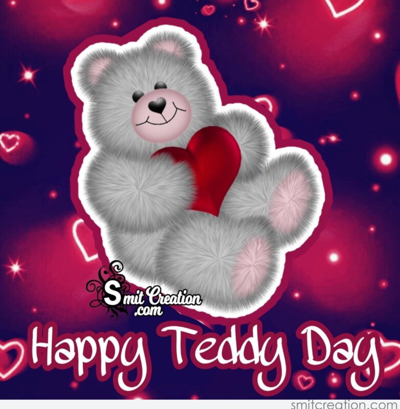 Happy Teddy Day Full HD Image - SmitCreation.com
