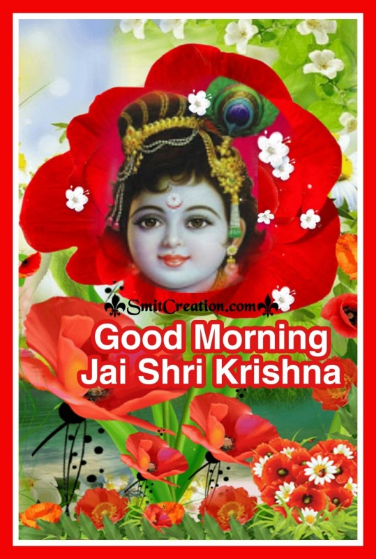 Good Morning Bal Krishna Card