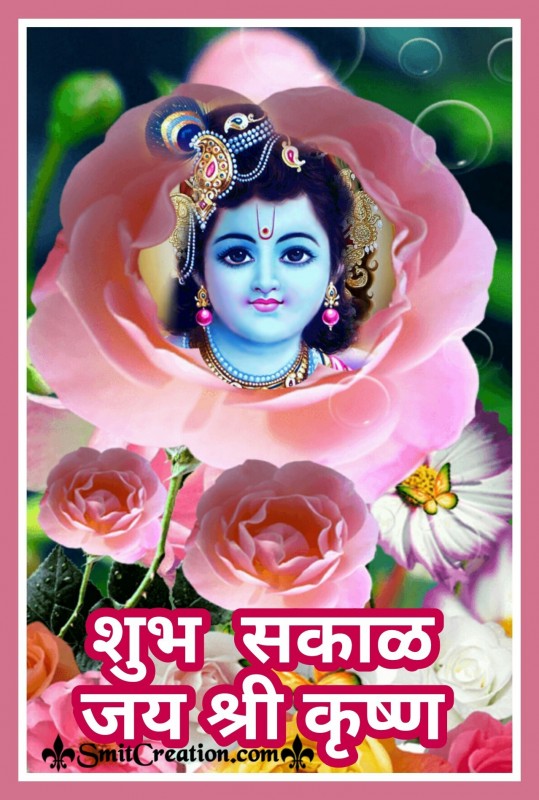 Shubh Sakal Bal Krishna Card