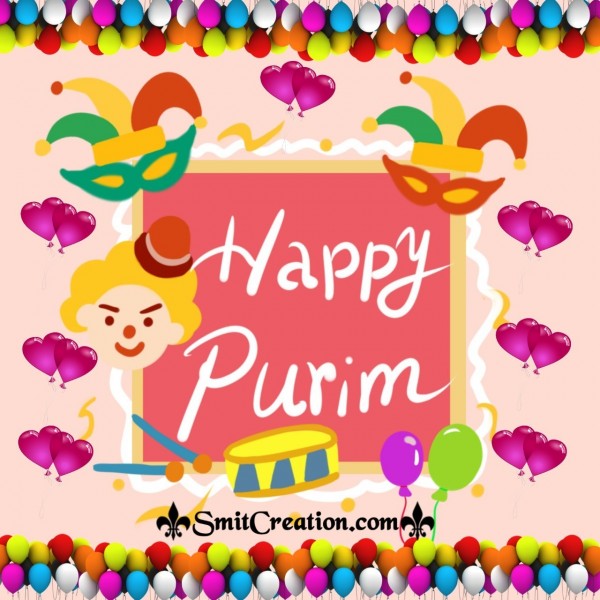Happy Purim Greeting card