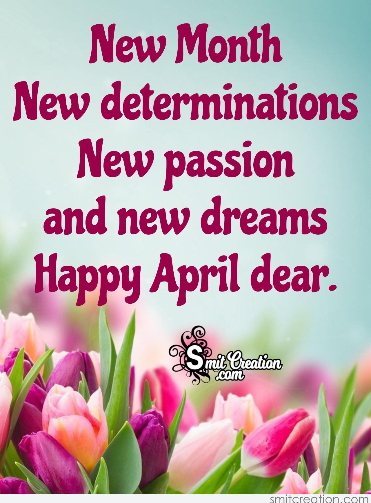 Happy April Dear - SmitCreation.com