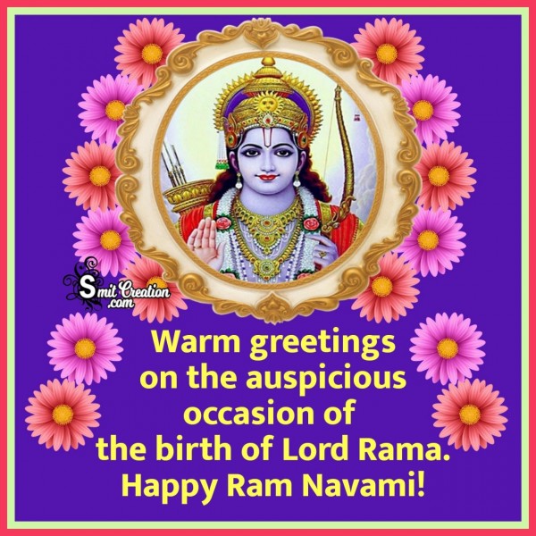 Happy Ram Navami Greeting Card