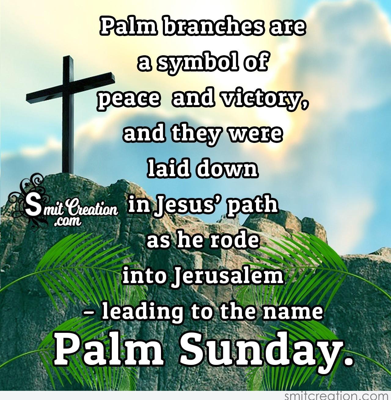 Palm Sunday Quote - SmitCreation.com