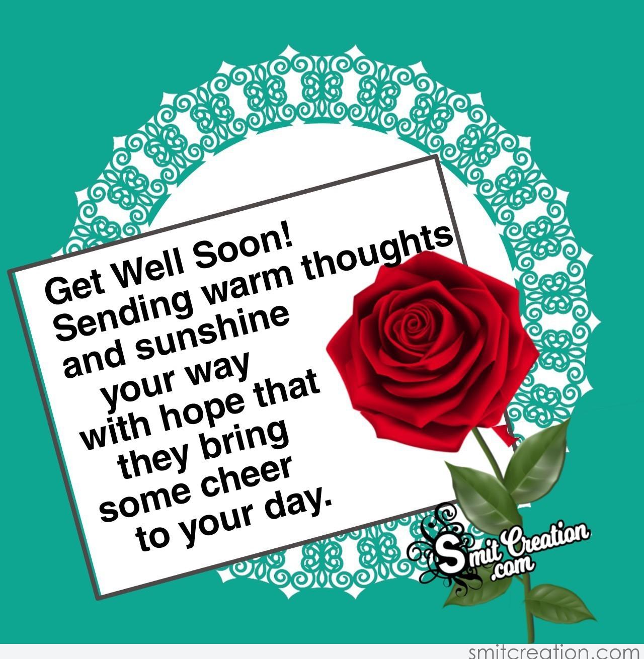 Sending Get Well Soon Message - SmitCreation.com