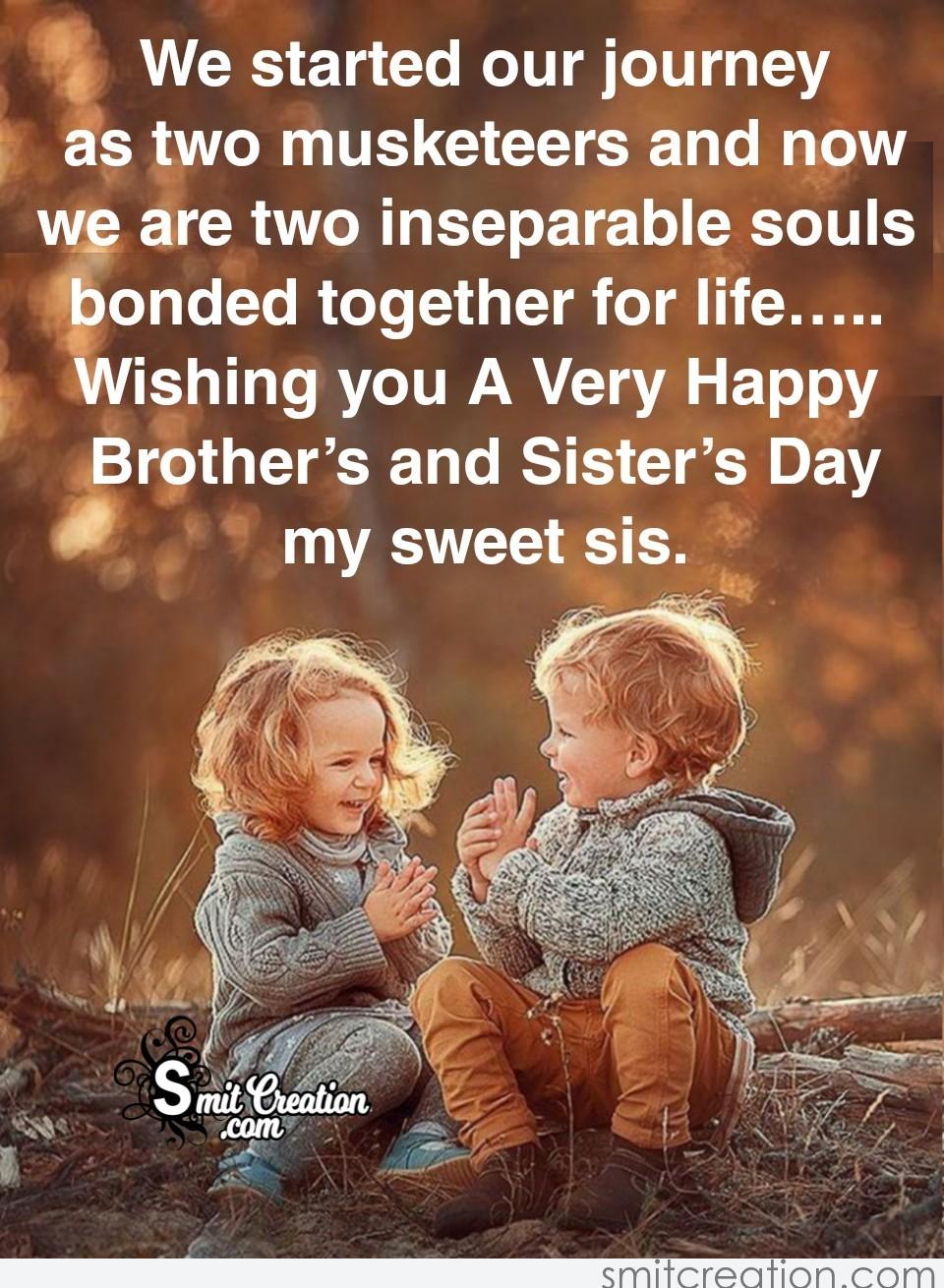 Wishing You A Very Happy Brothers Sisters Day - SmitCreation.com