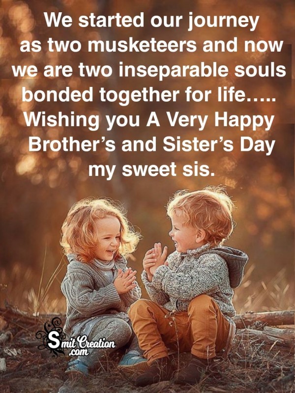 Wishing You A Very Happy Brothers Sisters Day