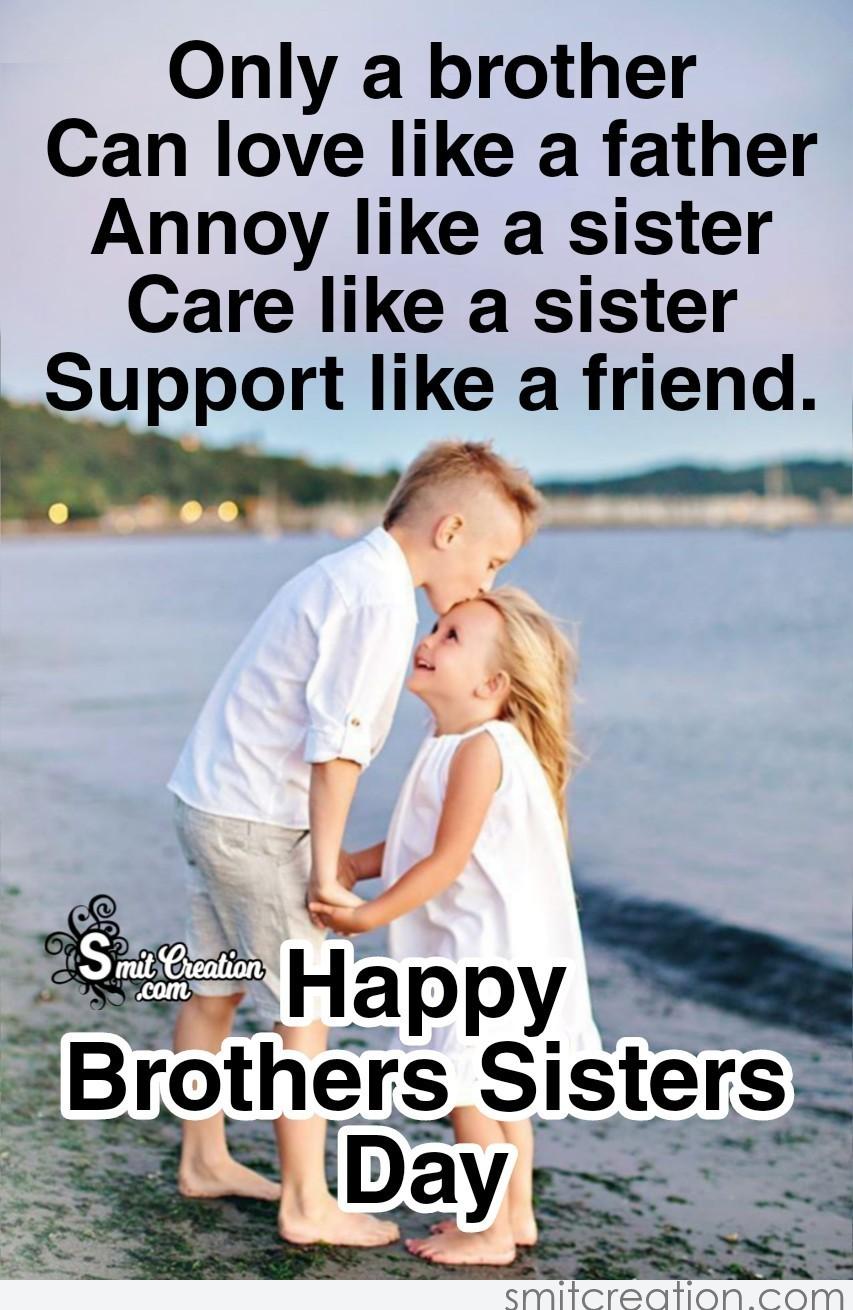 A Very Happy Brothers Sisters Day - SmitCreation.com