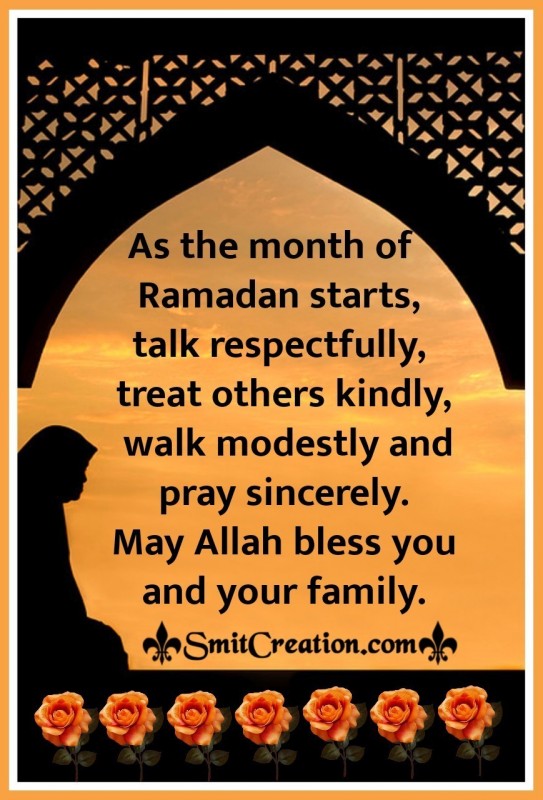 Ramadan Blessings For You And Your Family