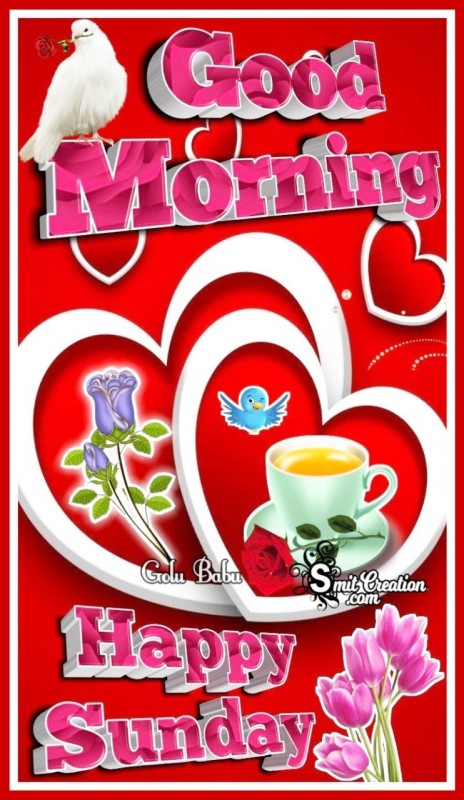 Good Morning Happy Sunday