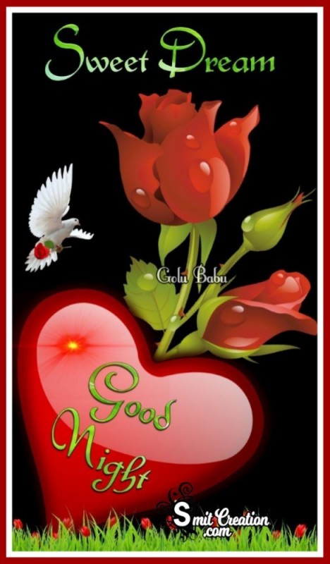 Sweet Dreams Good Night Heart
