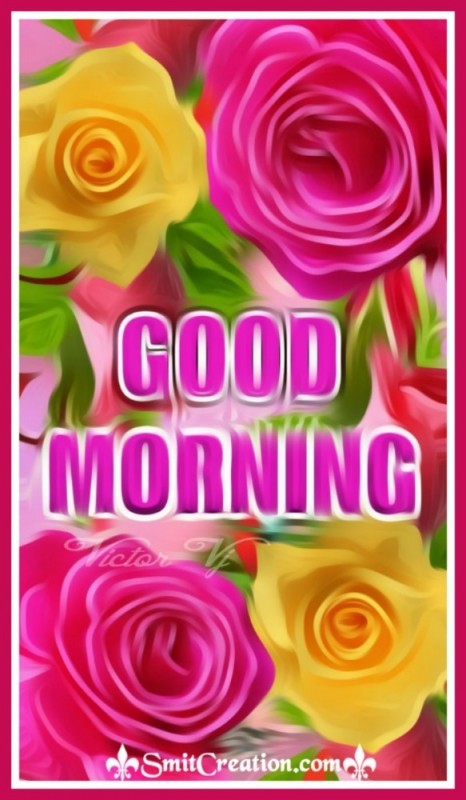 Good Morning Roses Background