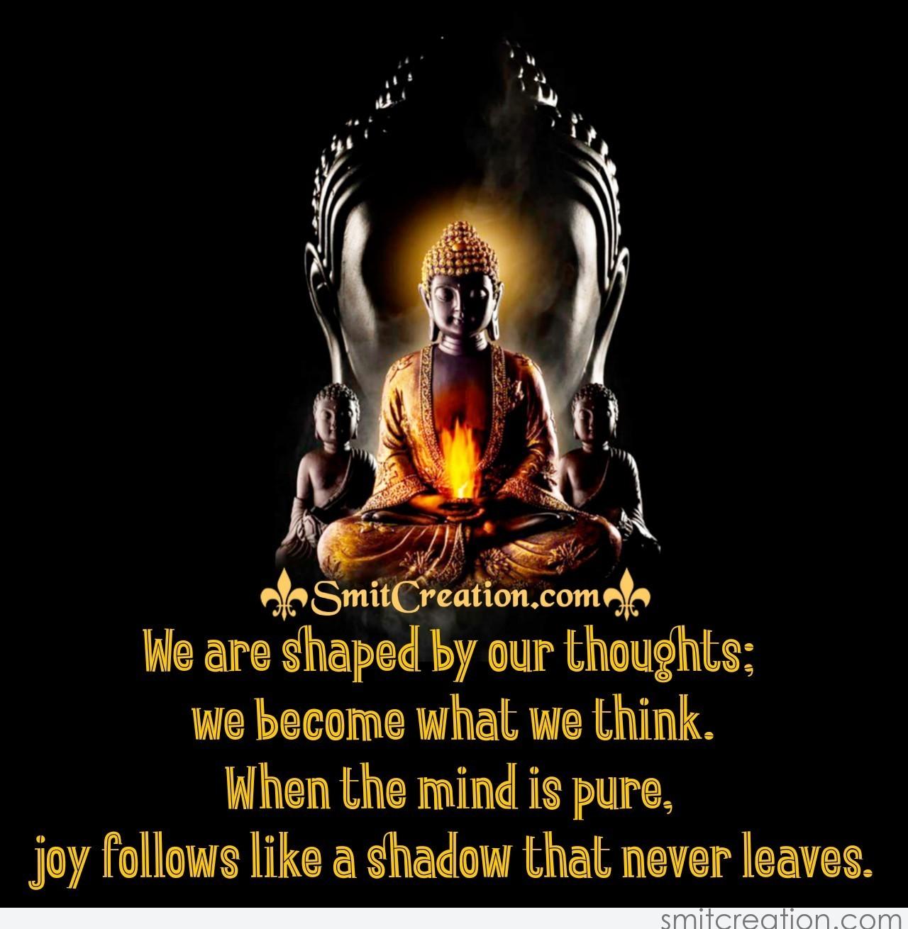 Buddha Quote On Our Thoughts - SmitCreation.com