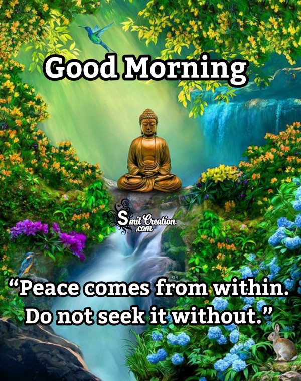 Good Morning Buddha Message On Peace