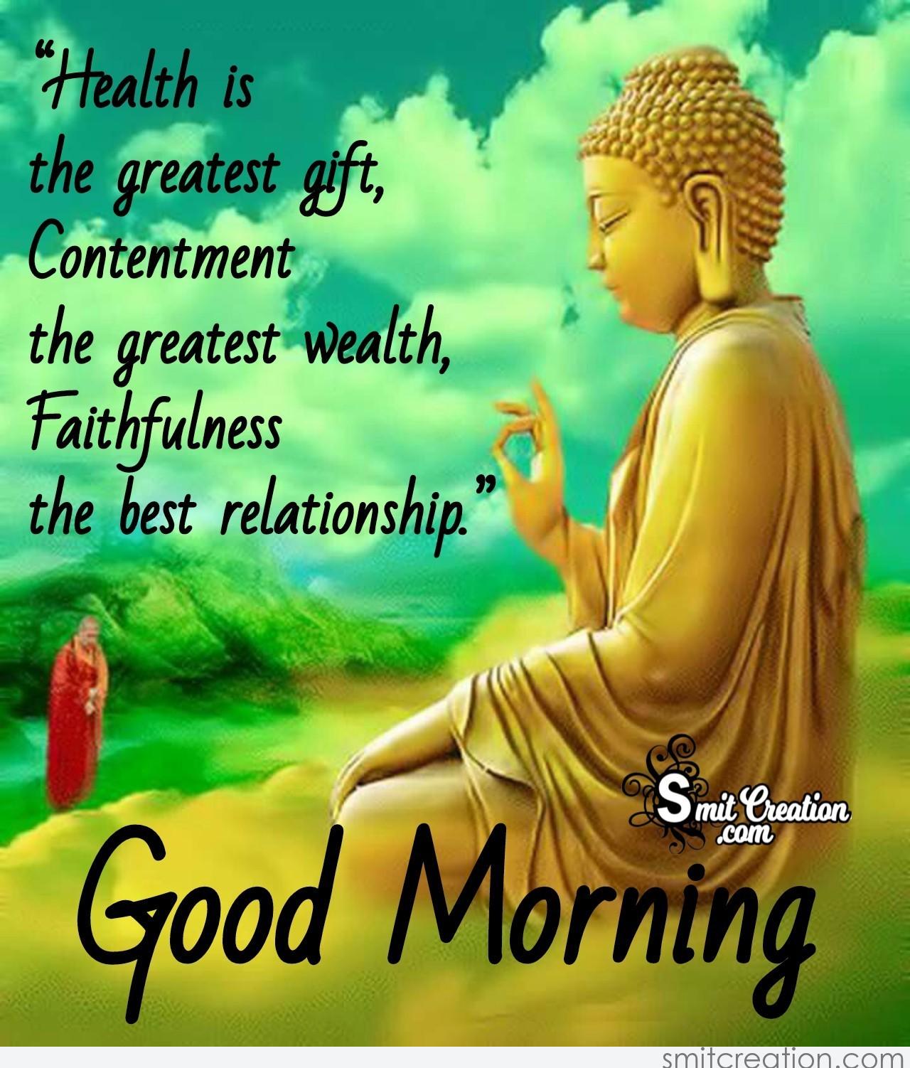 Good Morning Famous Buddha Quote - SmitCreation.com