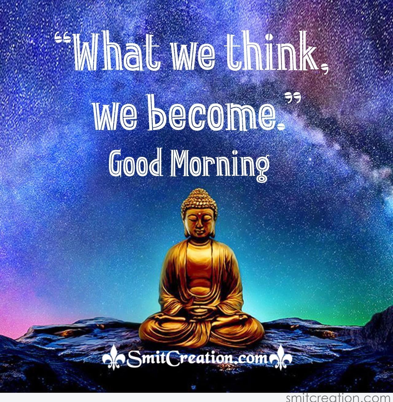 Good Morning Buddha Quote - SmitCreation.com
