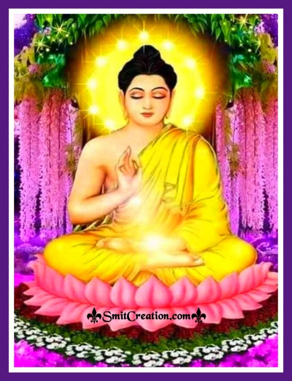 Lord Buddha In Garden