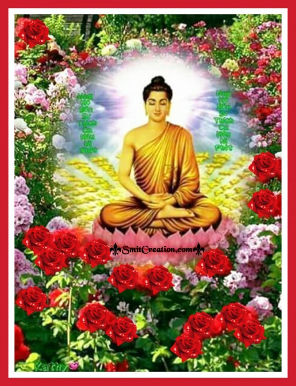 Gautam Buddha In Garden