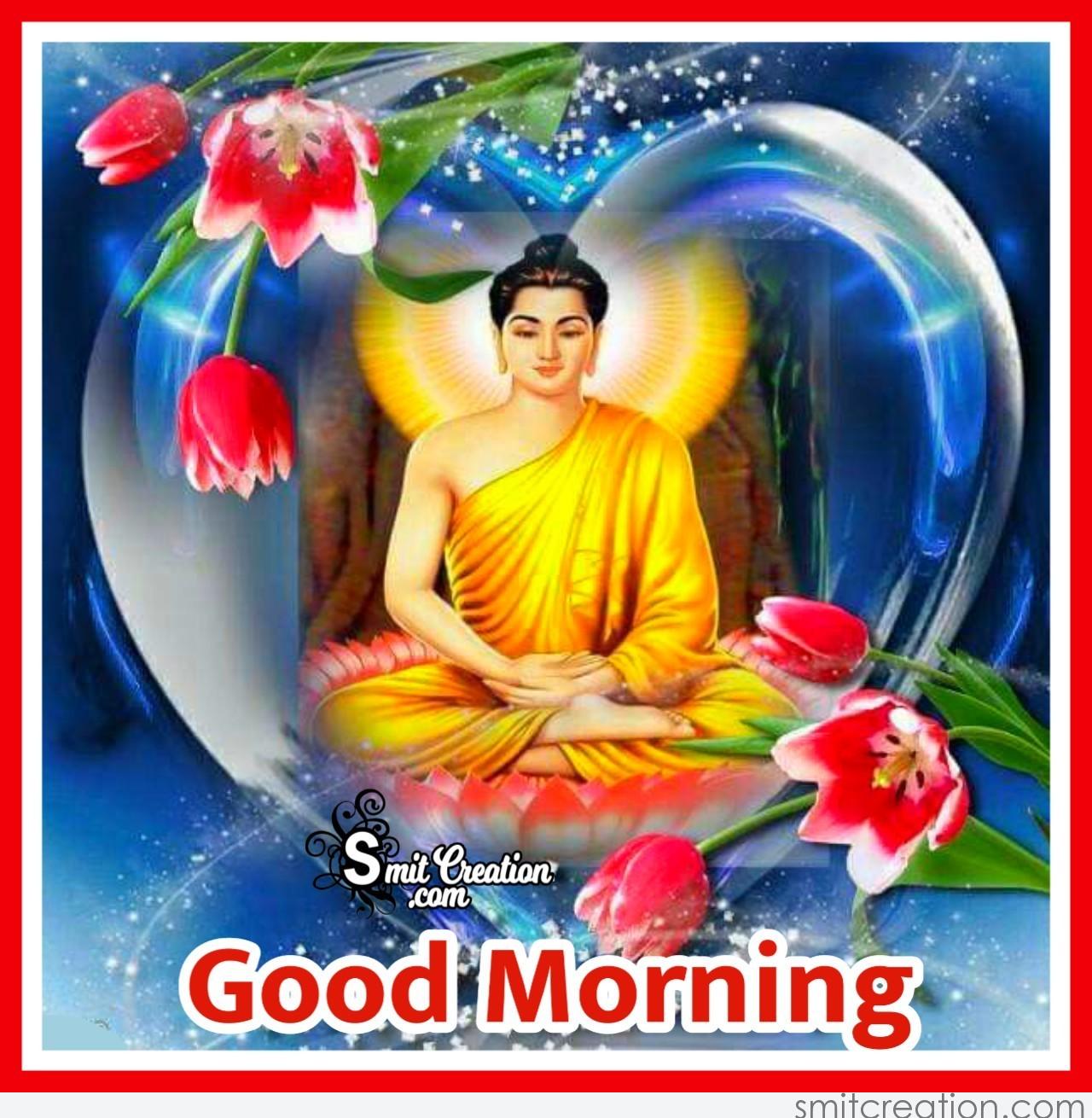 Good Morning Buddha Pic - SmitCreation.com