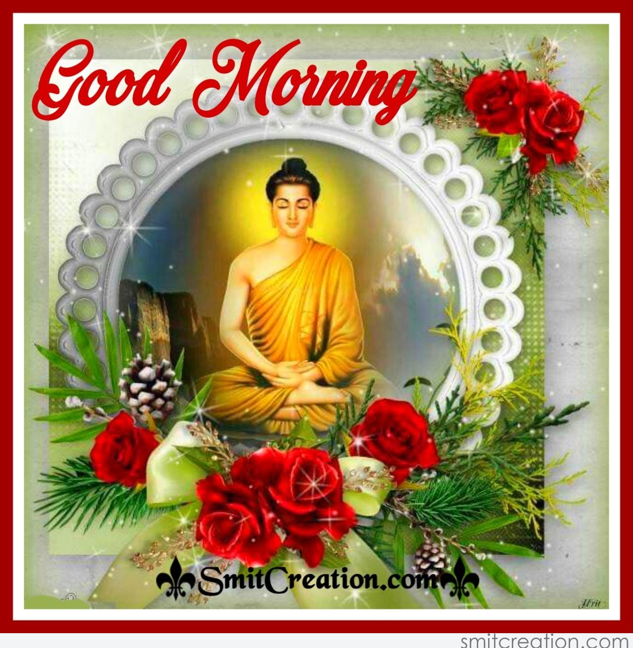 Good Morning Buddha Card - SmitCreation.com