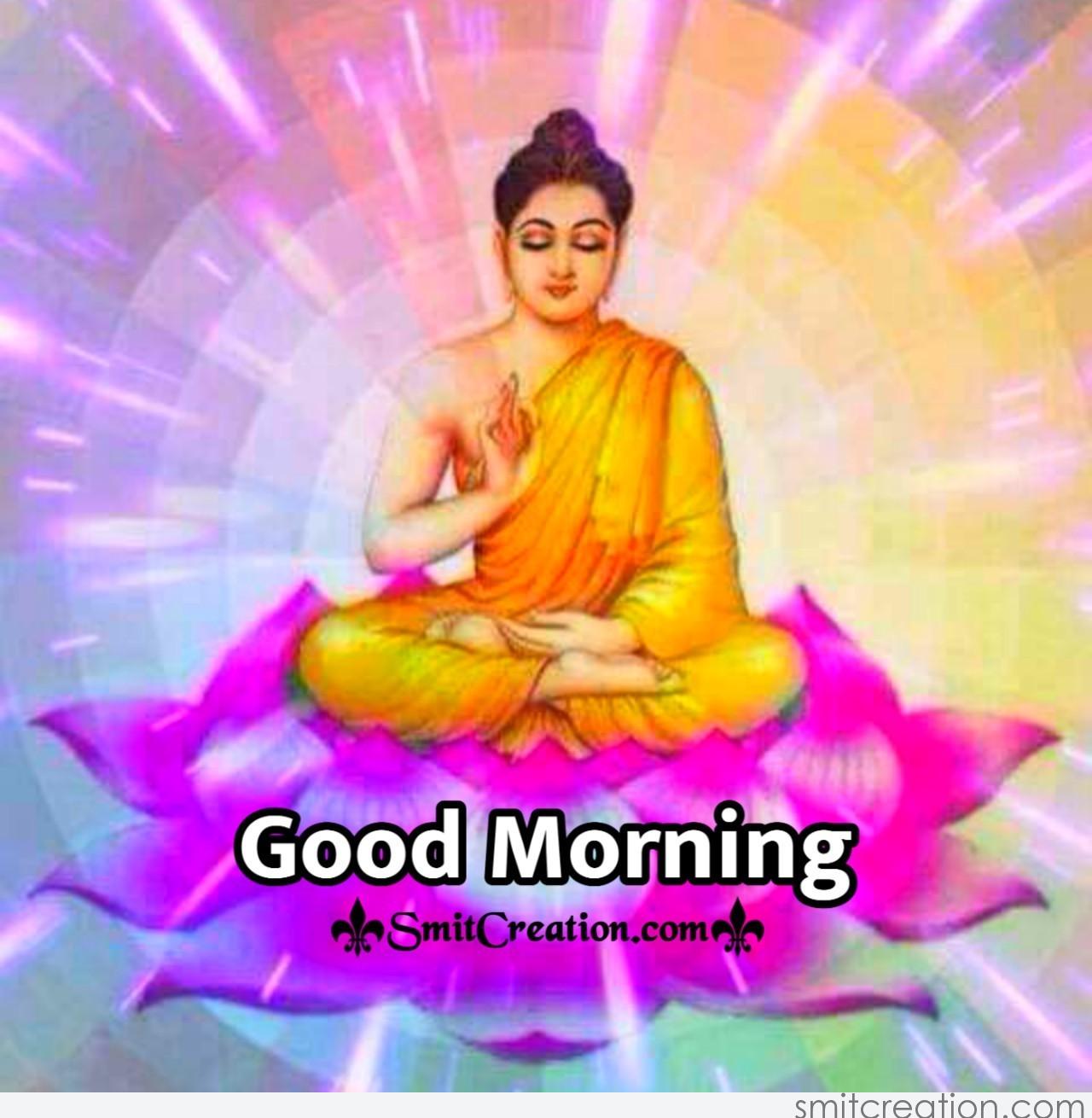 Good Morning Buddha Image - SmitCreation.com