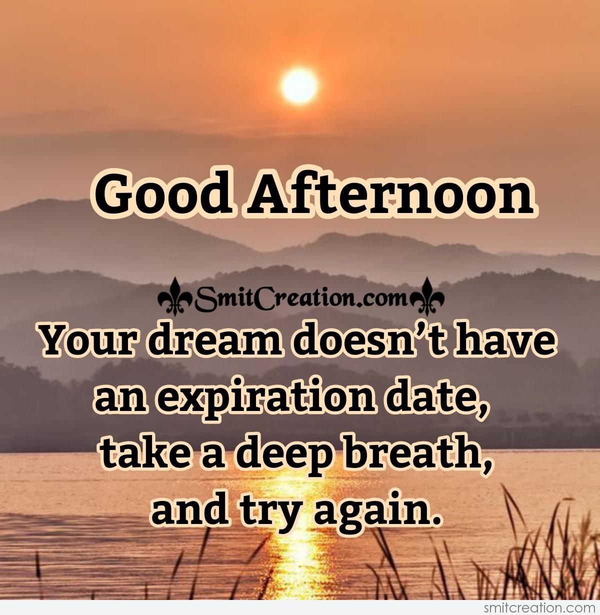 Good Afternoon Motivation To Friend - SmitCreation.com