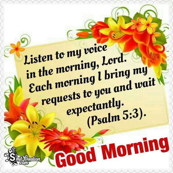 Good Morning Bible Verses