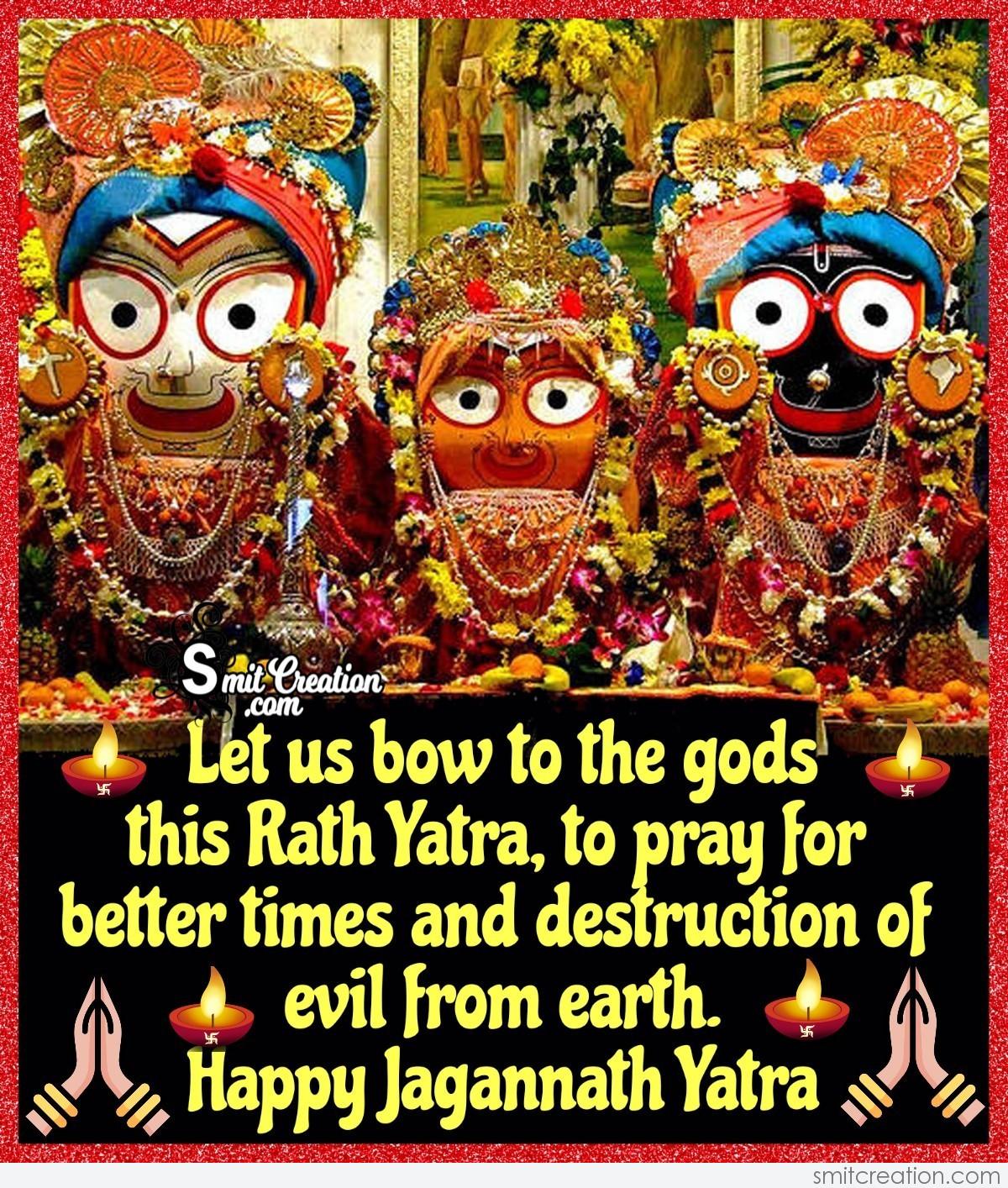 Happy Jagannath Rath Yatra Prayer - SmitCreation.com