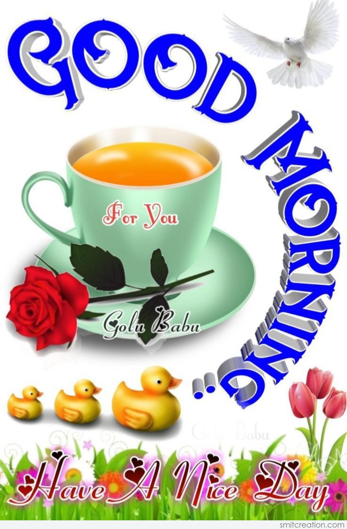Good Morning Coffee Pictures and Graphics - SmitCreation.com