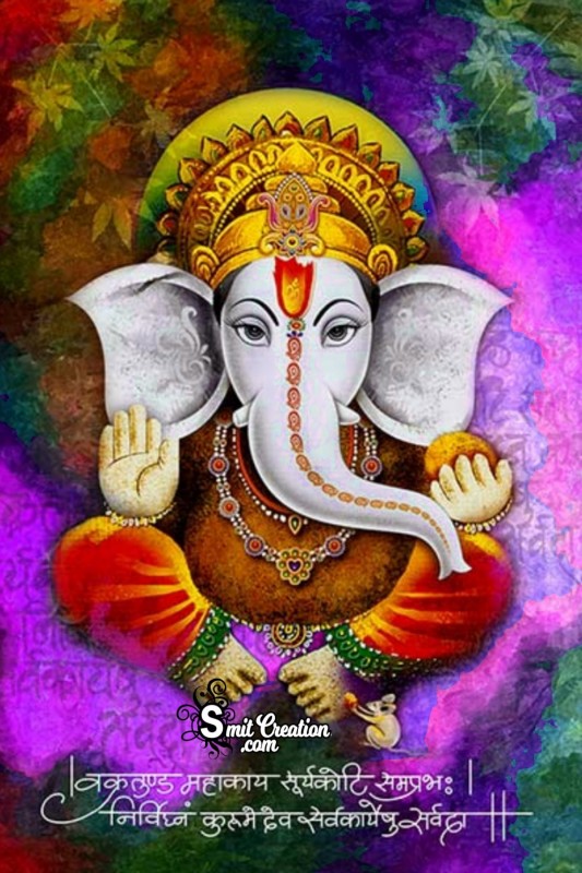 Shri Ganesha Beautiful Wallpaper