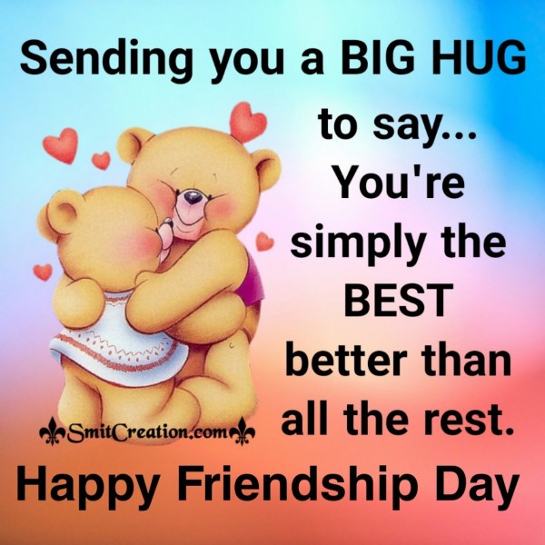 Happy Friendship Day Sending Big Hug