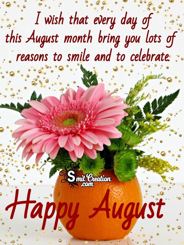 Happy August Wish