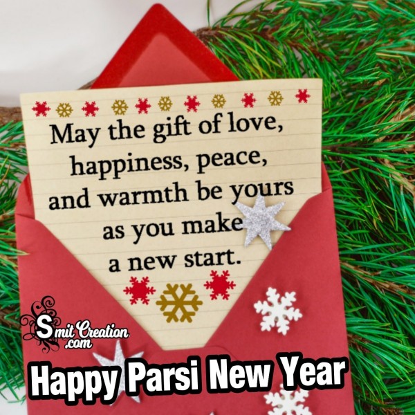 Happy Parsi New Year Greeting