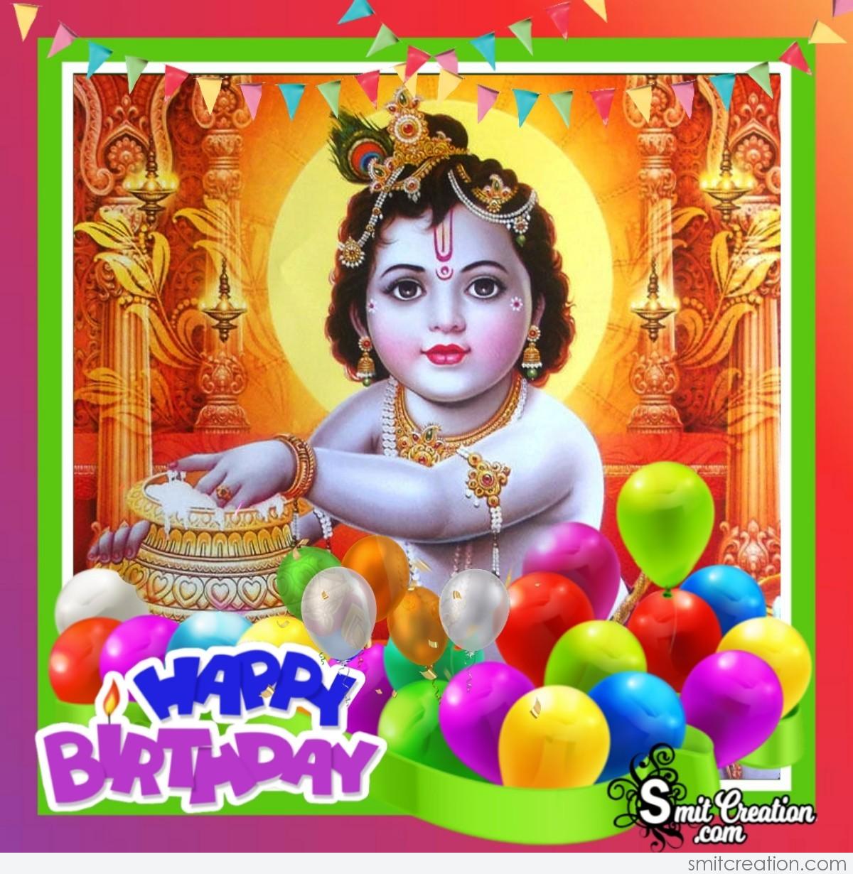 Happy Birthday Krishna Images - SmitCreation.com
